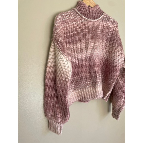 Rachel Zoe Women's Crew Neck Size M Wool Blend Striped Multi-Color Sweater L/S - Picture 2 of 10